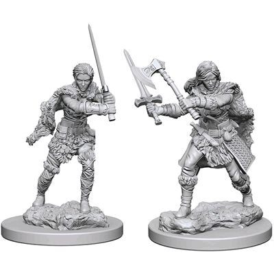 Dungeons & Dragons Nolzurs Miniatures: Wave 1 - Human Female Barbarian