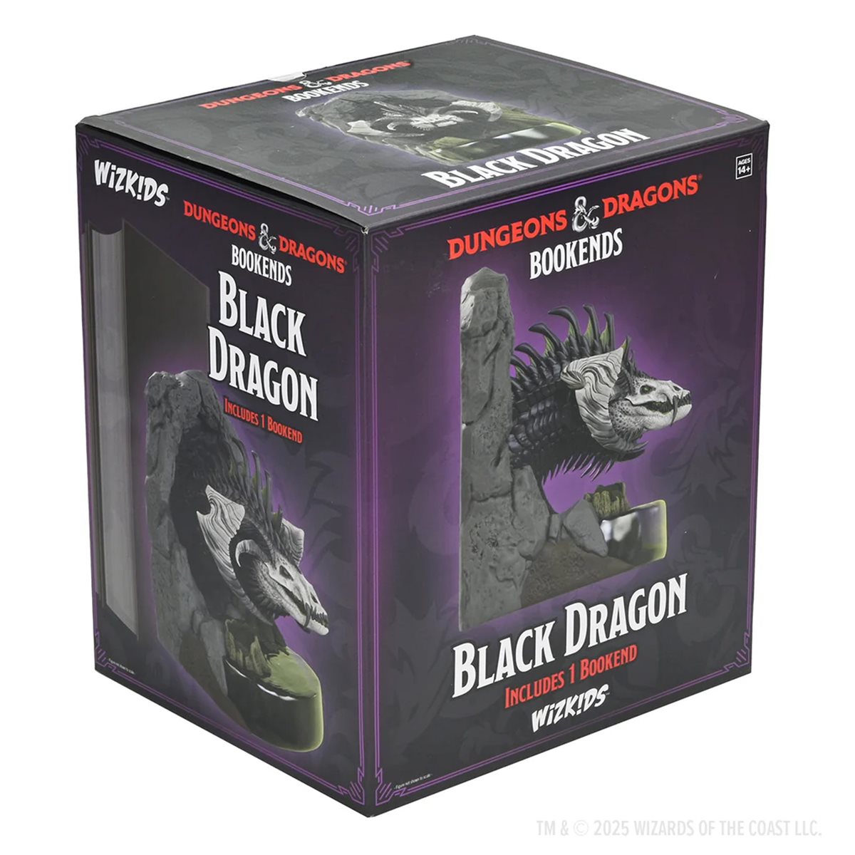 Dungeons & Dragons: Bookends - Black Dragon
