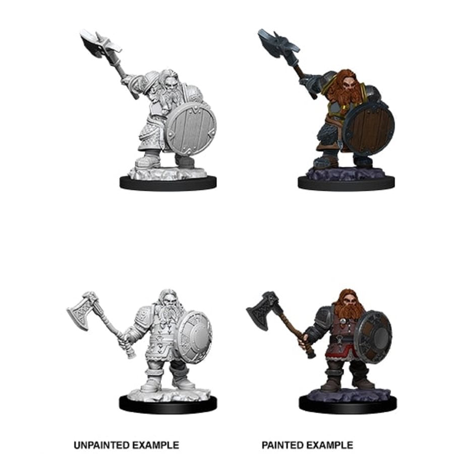 Dungeons & Dragons Nolzurs Miniatures: Wave 11 - Male Dwarf Fighter