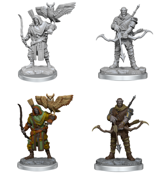 Dungeons & Dragons Nolzurs Miniatures: Wave 17 - Orc Rangers Male