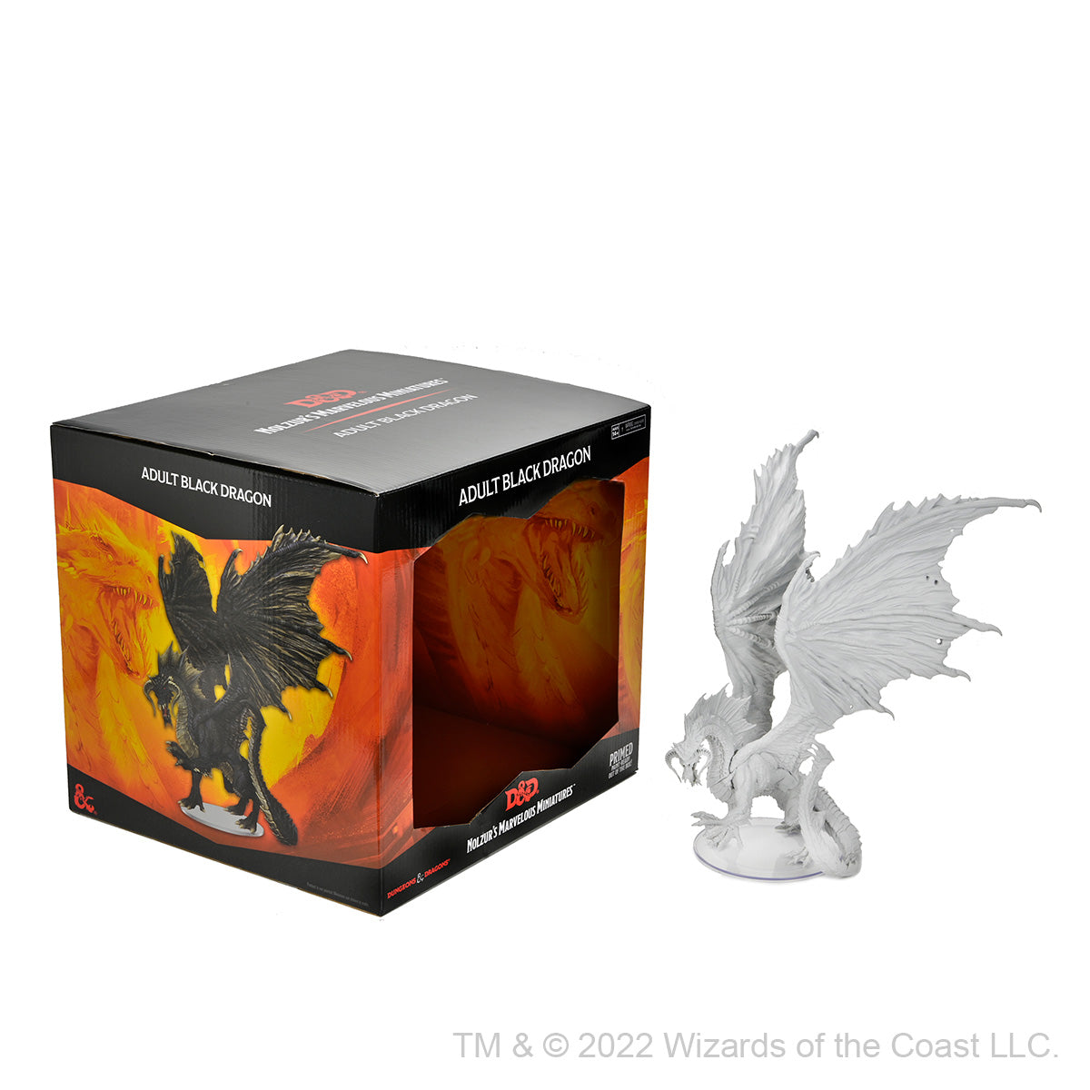 Dungeons & Dragons Nolzurs Miniatures:  Adult Black Dragon