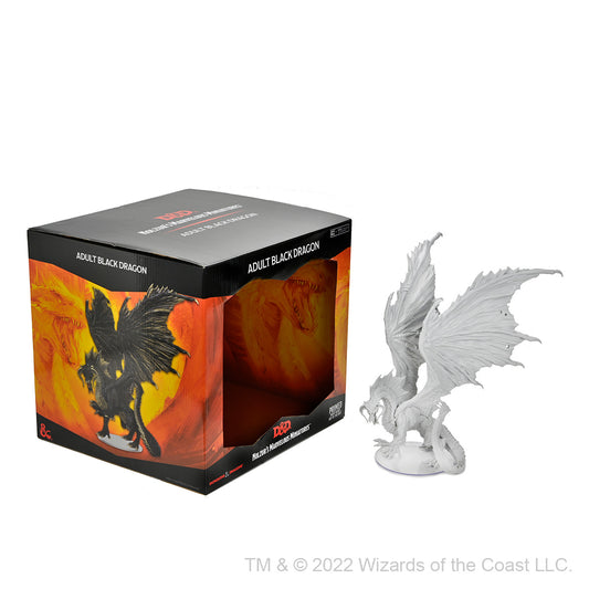 Dungeons & Dragons Nolzurs Miniatures:  Adult Black Dragon