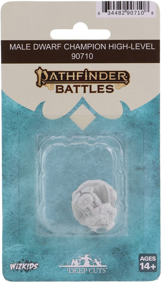 Pathfinder Battles Miniatures: Wave 23 - Male Dwarf Champion High-Level