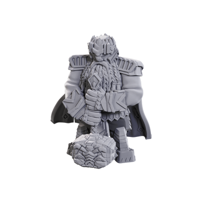 Pathfinder Battles Miniatures: Wave 23 - Male Dwarf Champion High-Level