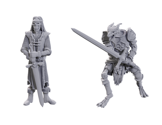 Dungeons & Dragons Nolzurs Miniatures:  50th Anniversary Skeleton Knights