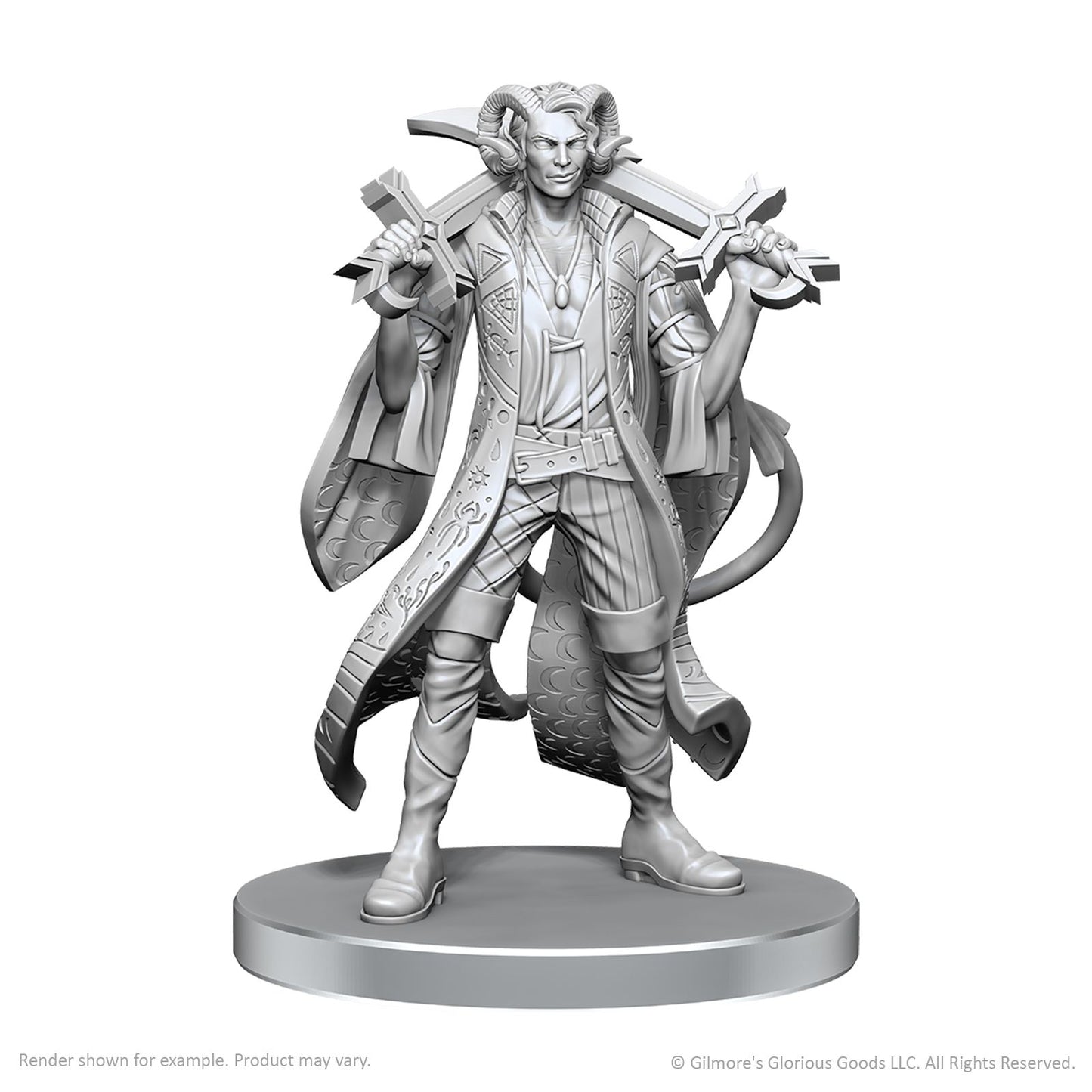 Critical Role Unpainted Miniatures: Wave 26 - Mollymauk Tealeaf & Caduceus Clay