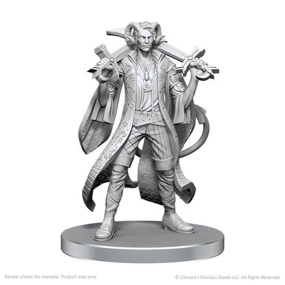 Critical Role Unpainted Miniatures: Wave 26 - Mollymauk Tealeaf & Caduceus Clay