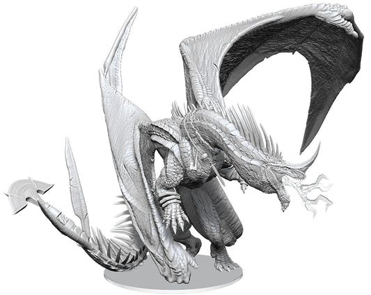 Dungeons And Dragons: Icons Of The Realms - Anthradusk, Ancient Blue Dragon Unpainted
