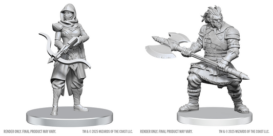 Dungeons & Dragons Nolzurs Miniatures: Wave 28 - Assassin & Berserker