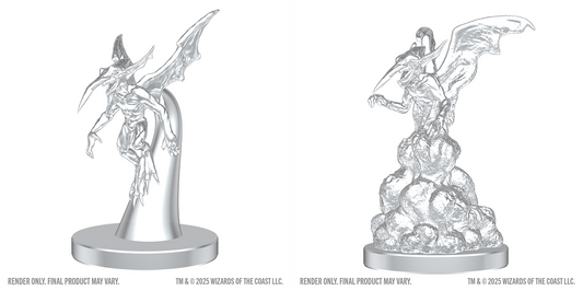 Dungeons & Dragons Nolzurs Miniatures: Wave 28 - Ice Mephit & Dust Mephit