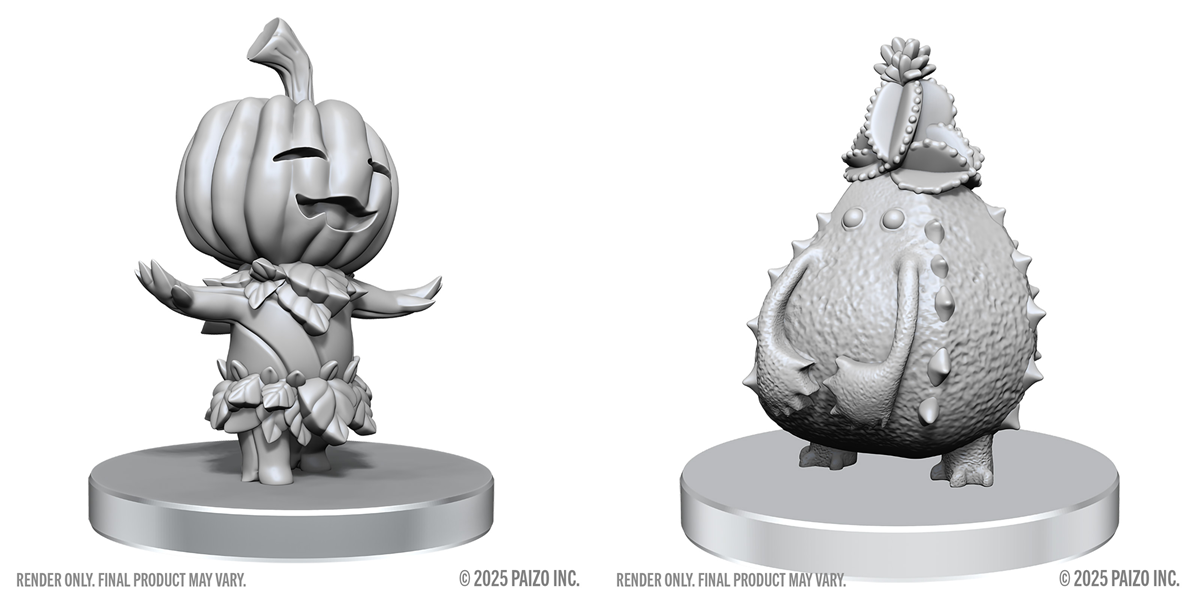 Pathfinder Battles Miniatures: Wave 28 - Gourd Leshy & Cactus Leshy