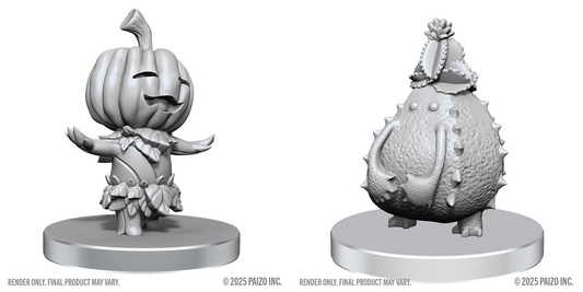 Pathfinder Battles Miniatures: Wave 28 - Gourd Leshy & Cactus Leshy