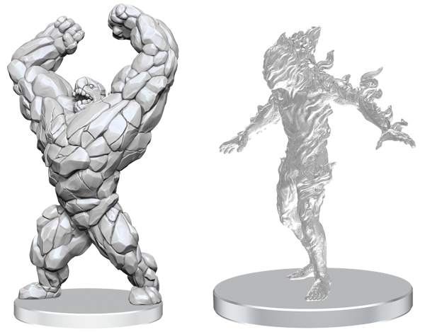 Pathfinder Battles Miniatures: Wave 27 - Living Landslide & Living Wildfire