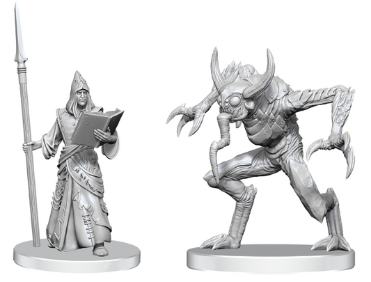 Pathfinder Battles Miniatures: Wave 27 - Vloriak (Despoiler Demon) & Demonologist