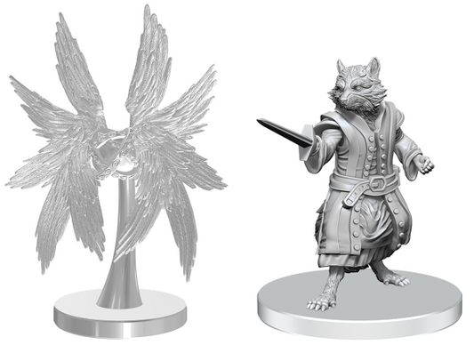 Pathfinder Battles Miniatures: Wave 27 - Procyal (Raccoon Agathion) & Zoaem (Ring Archon)