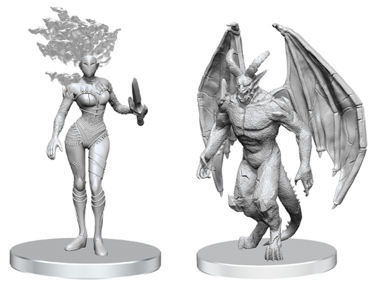 Pathfinder Battles Miniatures: Wave 27 - Gargoyle & Shae