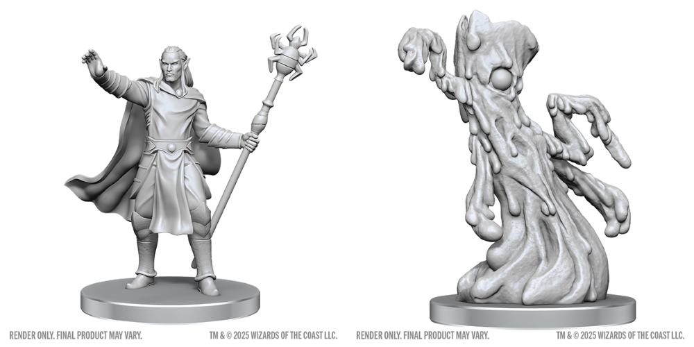 Dungeons & Dragons Nolzurs Miniatures: Wave 28 - Drow Mage & Yochlol