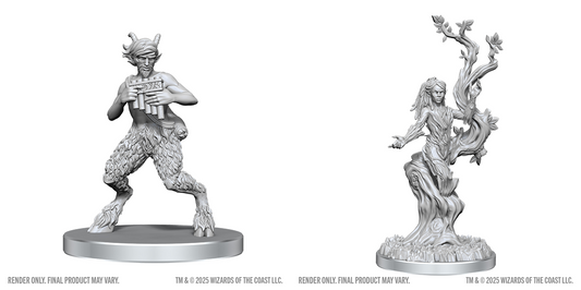 Dungeons & Dragons Nolzurs Miniatures: Wave 28 - Satyr & Dryad