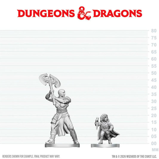 Dungeons & Dragons Nolzurs Miniatures: Wave 29 - Goliath Barbarian & Halfling Rogue