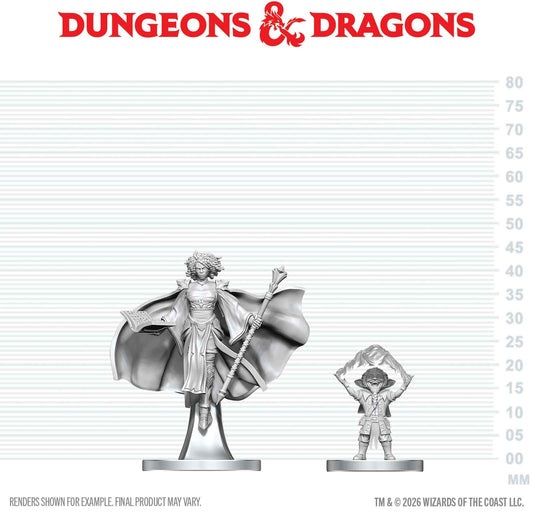 Dungeons & Dragons Nolzurs Miniatures: Wave 29 - Gnome Warlock & Aasimar Wizard