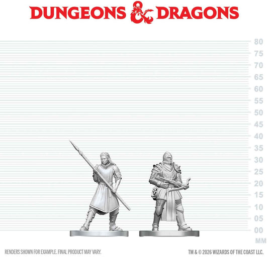 Dungeons & Dragons Nolzurs Miniatures: Wave 29 - Town Guards