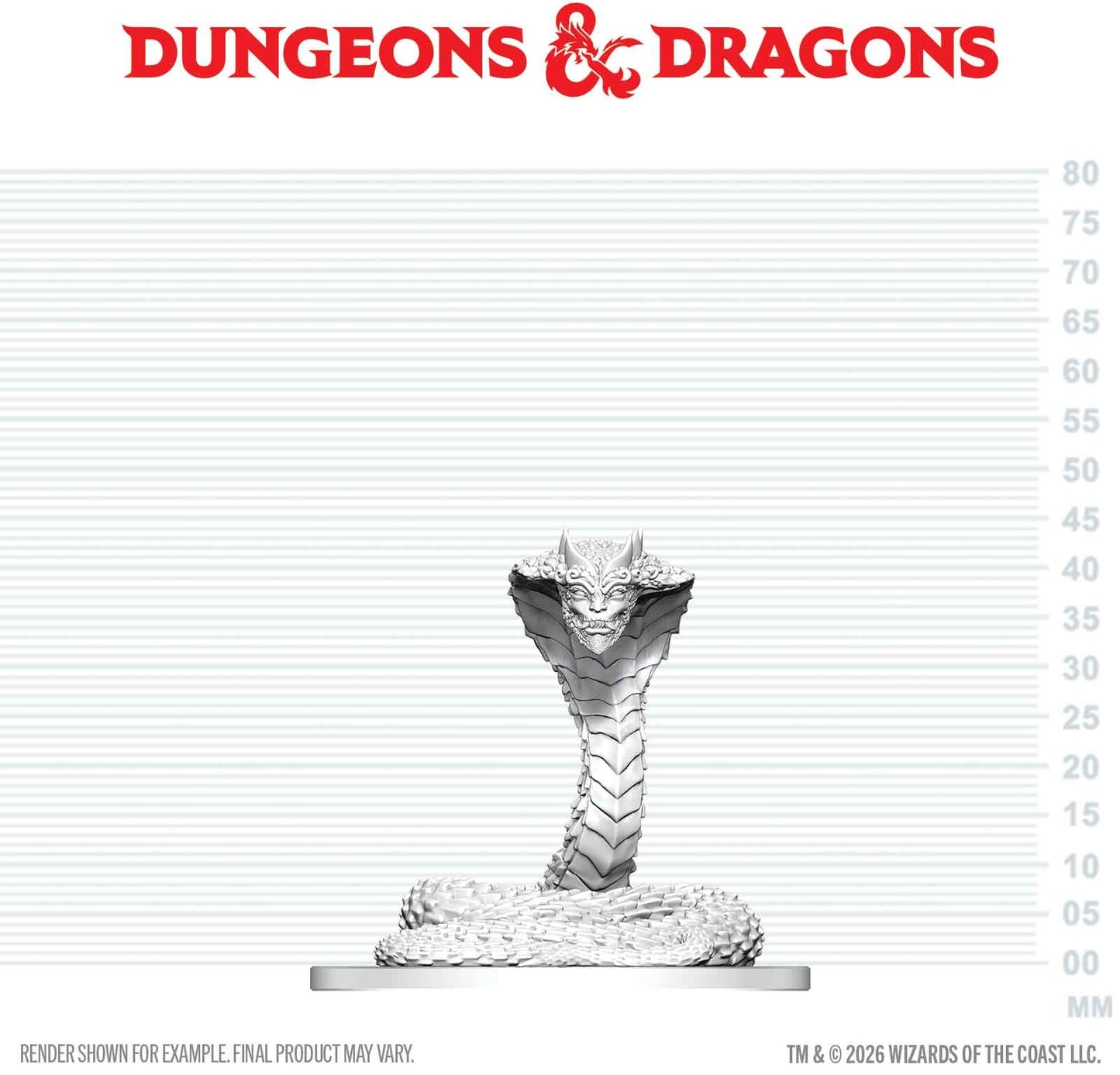 Dungeons & Dragons Nolzurs Miniatures: Wave 29 - Guardian Naga
