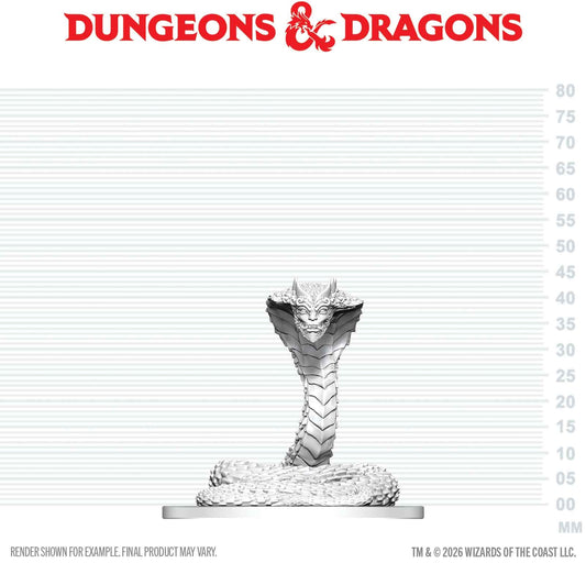 Dungeons & Dragons Nolzurs Miniatures: Wave 29 - Guardian Naga