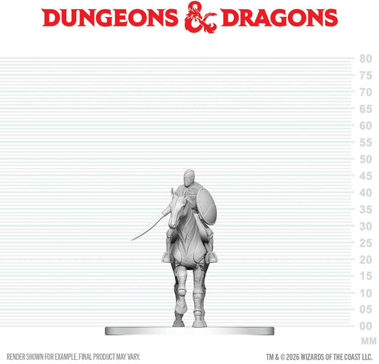 Dungeons & Dragons Nolzurs Miniatures: Wave 29 - Nimblewright Steed With Rider
