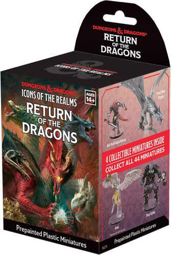 Dungeons & Dragons Icons Of The Realms: Set 34 - Return Of The Dragons Booster