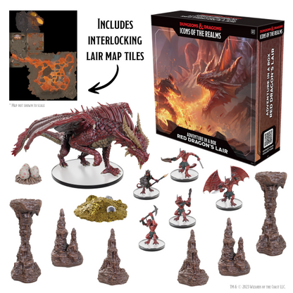 Dungeons And Dragons: Icons Of The Realms - Adventure In A Box Red Dragon's Lair