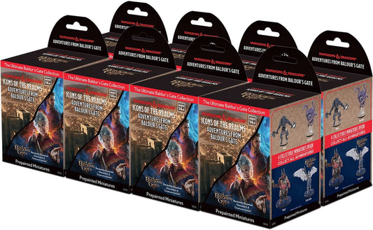 Dungeons & Dragons Icons Of The Realms: Set 35 - Adventures From Baldur's Gate 8 Count Booster Brick