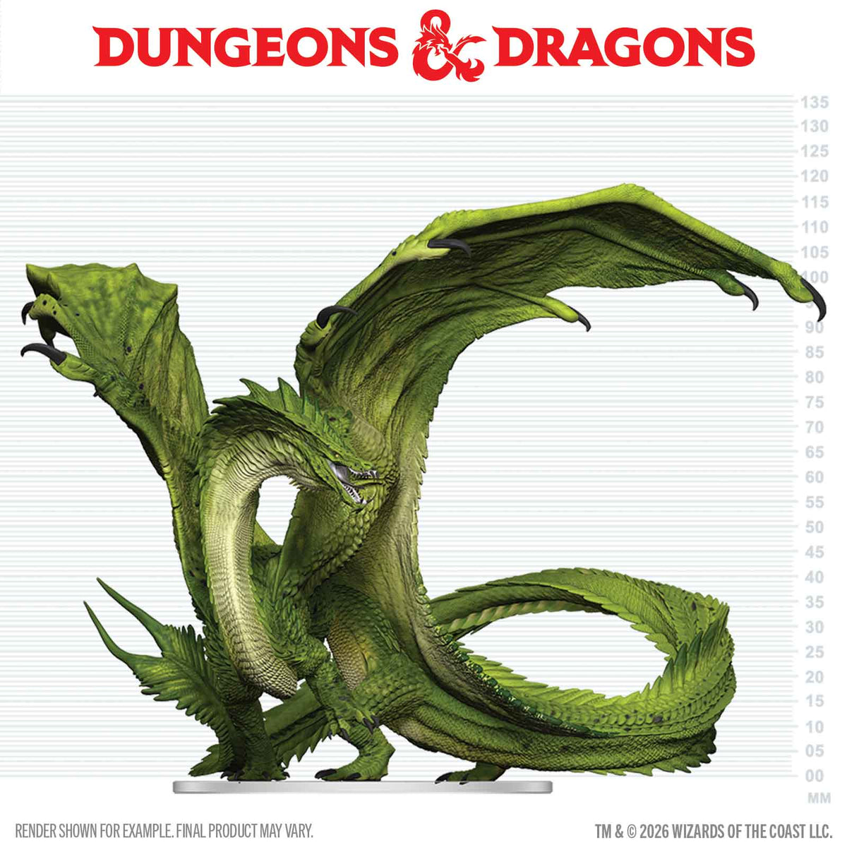 Dungeons And Dragons: Icons Of The Realms - Adult Green Dragon Deceiver