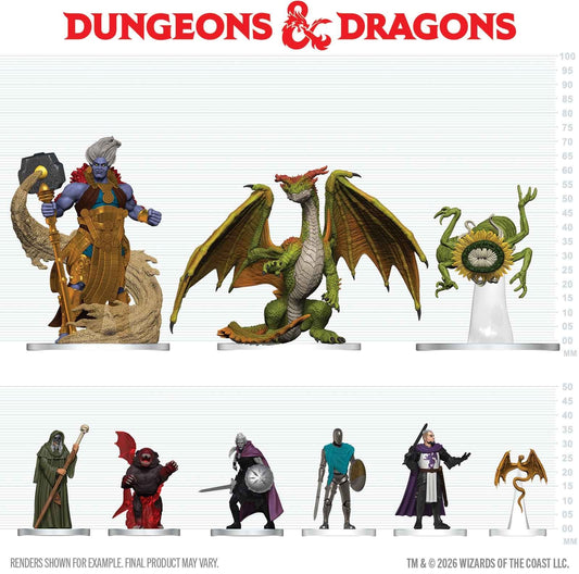 Dungeons & Dragons Icons Of The Realms: Adventures In Faerun 10 Count Booster Brick