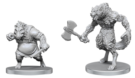 Pathfinder Battles Miniatures: Wave 26 - Werewolf & Wereboar