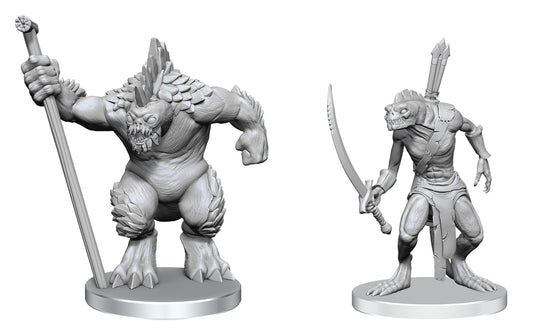 Pathfinder Battles Miniatures: Wave 26 - Xulgath Skirmisher & Stoneliege