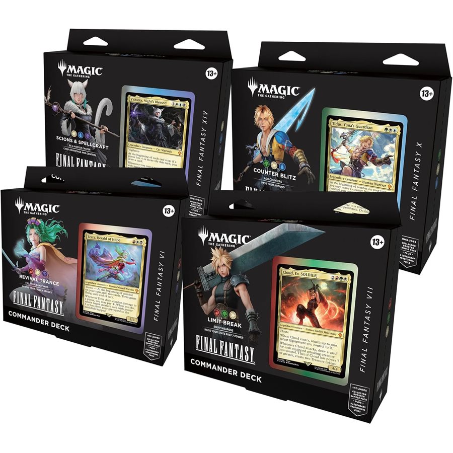MTG Final Fantasy: Commander Decks Set Of 4