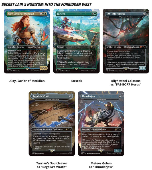 MTG Secret Lair: Playstation Horizon Zero Dawn Huntress And The Machines Regular