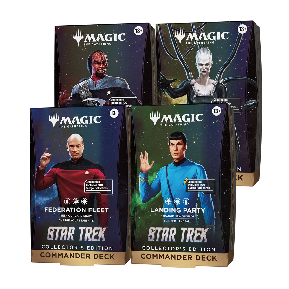 MTG Star Trek: Commander Decks Set Of 4 [PREORDER]