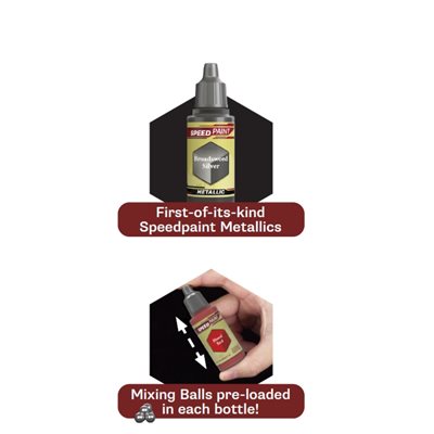 Army Painter: Speedpaint Metallics Paint Set 2.0