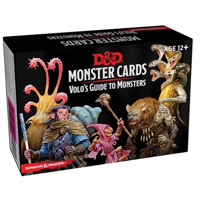 Dungeons & Dragons: Monster Cards – Volo's Guide To Monsters