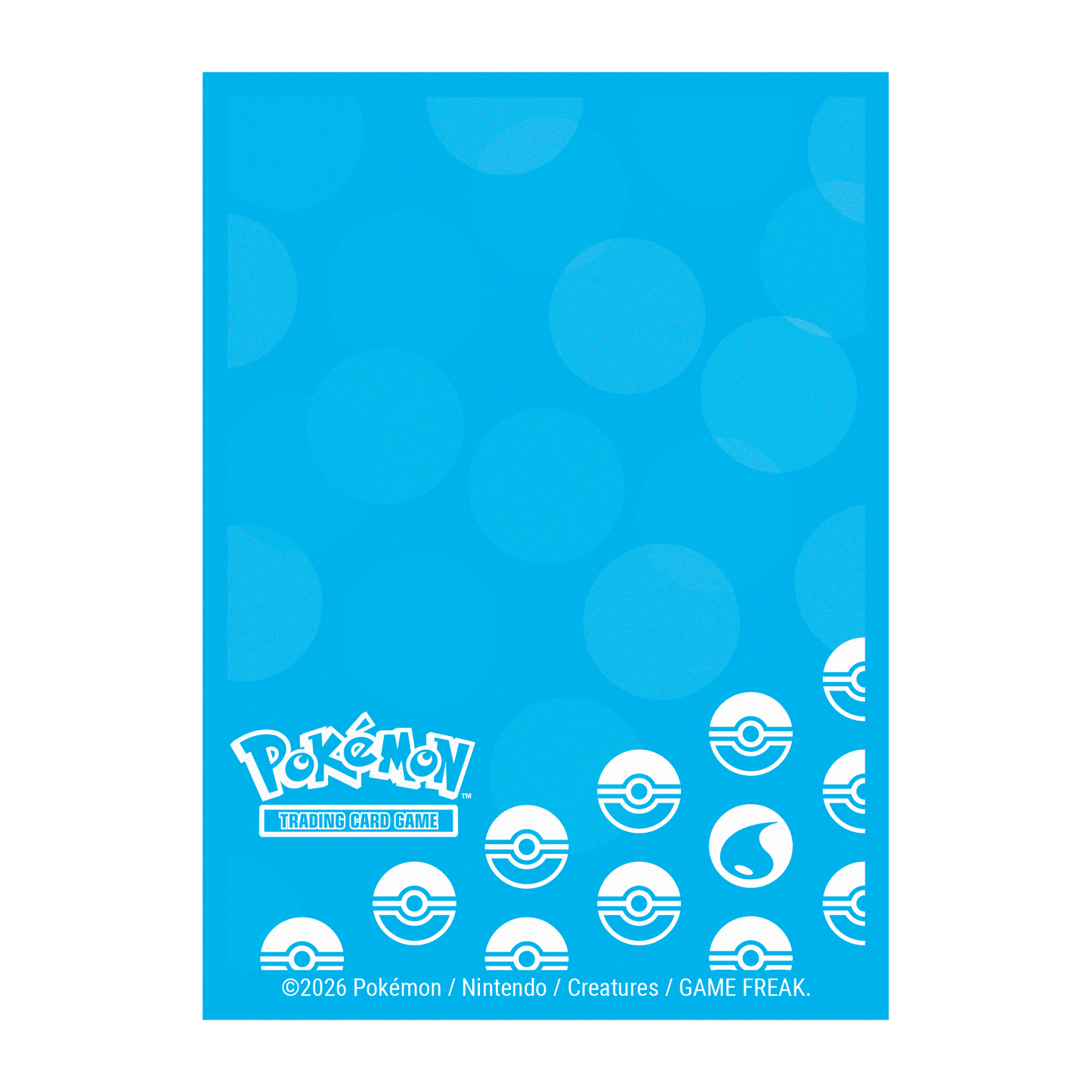 Pokémon: Ultra Pro Sleeves 65 Count - Water Type Energy
