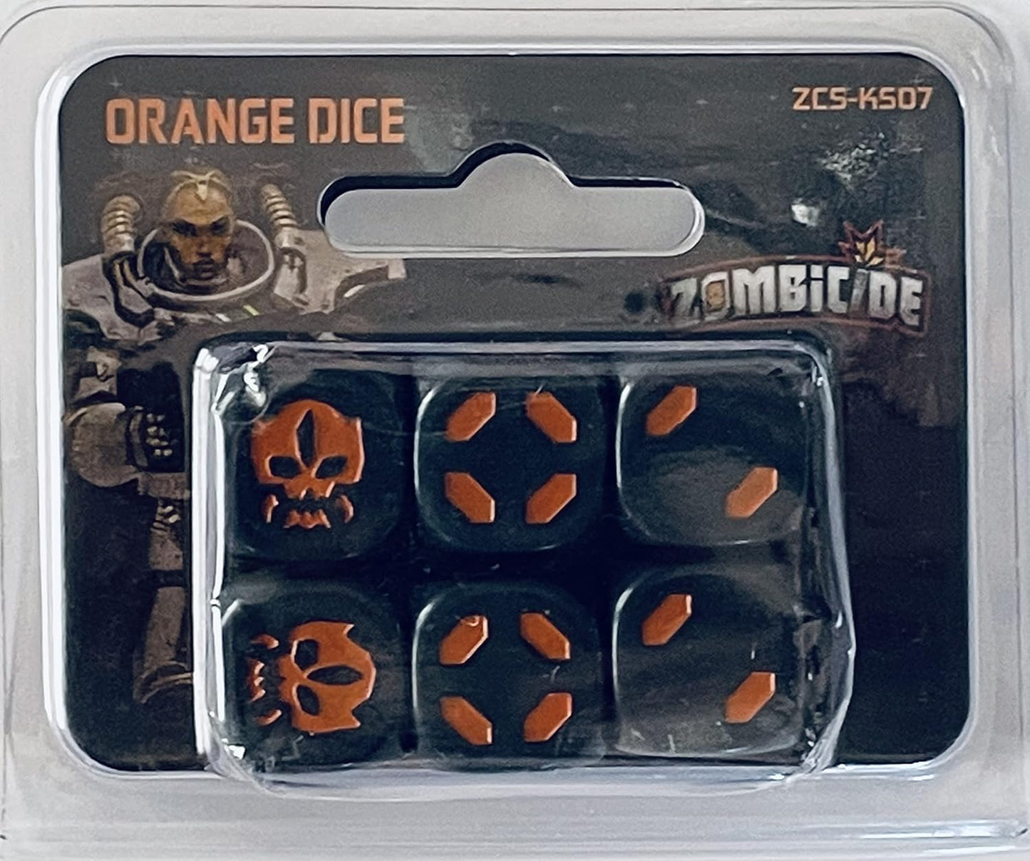 Zombicide: Orange Dice Set