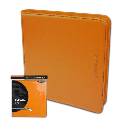 BCW:  Z-Folio 12-Pocket LX Album - Orange