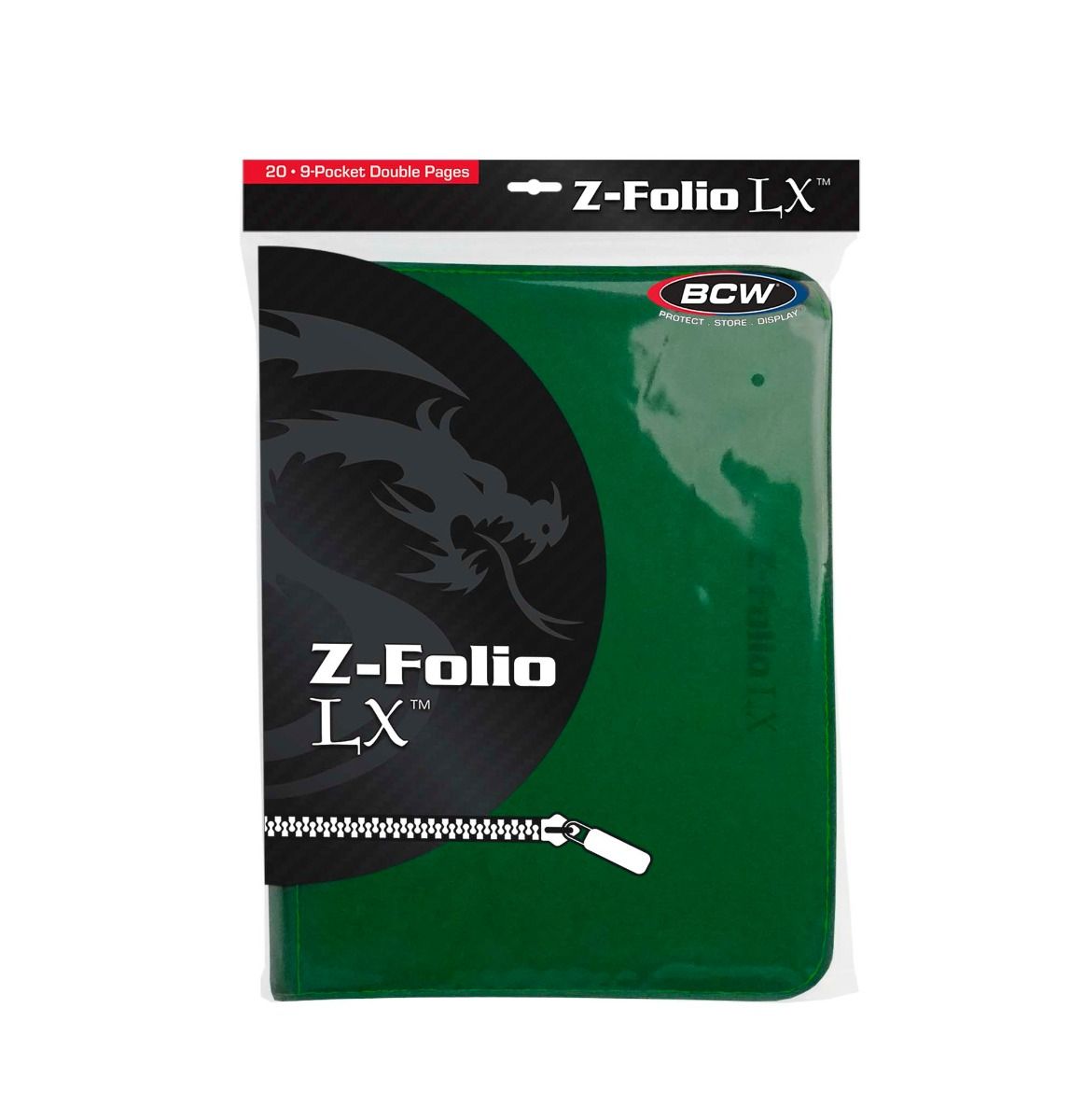 BCW:  Z-Folio 9-Pocket LX Album - Green