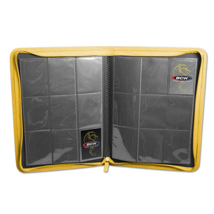 BCW:  Z-Folio 9-Pocket LX Album - Yellow