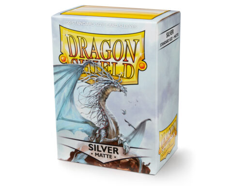 Dragon Shield: Matte Sleeves 100 Count - Silver