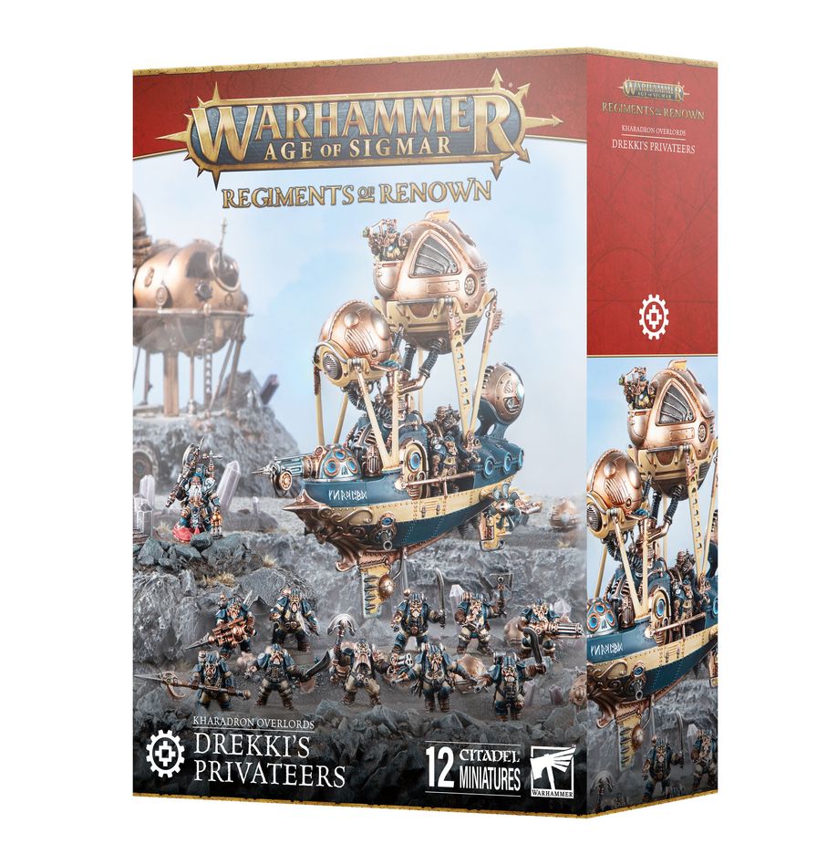 Warhammer Age Of Sigmar:Kharadron Overlords - Regiment of Renown: Drekki's Privateers (Preorder)