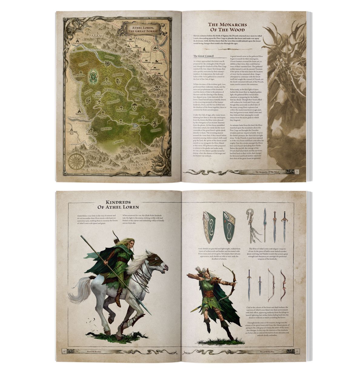 Warhammer The Old World - Arcane Journal: Wood Elf Realms