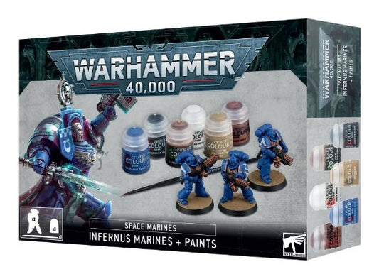 Warhammer 40,000: Space Marines - Infernus Marines + Paints