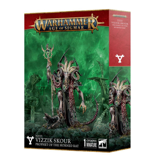 Warhammer Age Of Sigmar: Skaven - Vizzik Skour, Prophet Of The Horned Rat